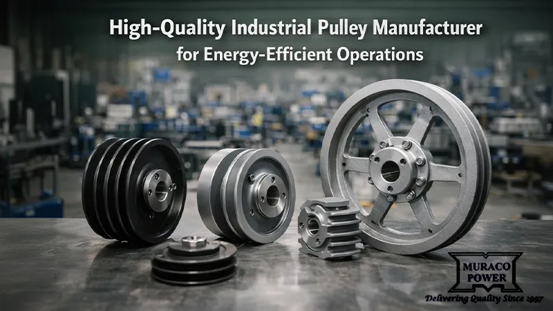 High-Quality Industrial Pulley Manufacturer for Energy-Efficient Operations