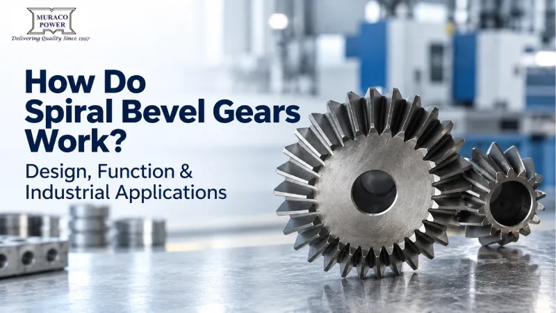 How Do Spiral Bevel Gears Work? Design, Function & Industrial Applications