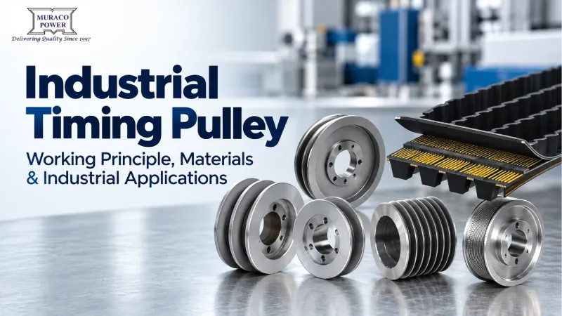 Industrial Timing Pulley: Working Principle, Materials & Industrial Applications