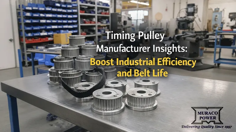 Timing Pulley Manufacturer Insights: Boost Industrial Efficiency and Belt Life