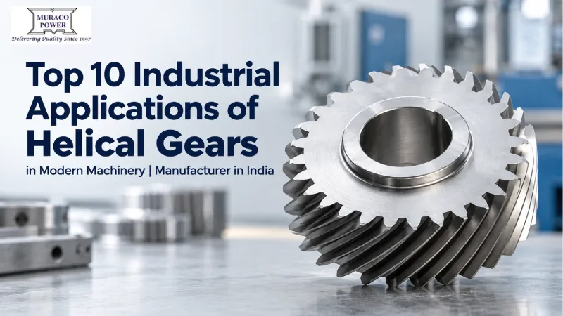Top 10 Industrial Applications of Helical Gears in Modern Machinery Manufacturer in India
